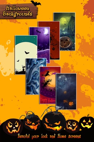 Halloween Wallpapers HD Pro - Pumpkin Background Booth to Decorate Home Screen screenshot 3
