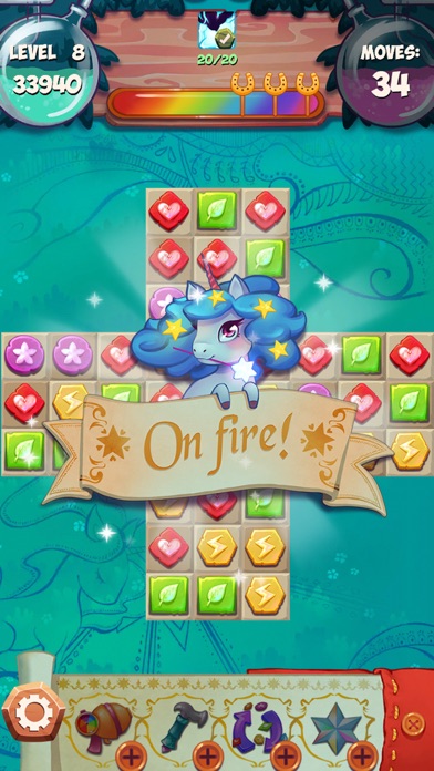 How to cancel & delete Unicorn Forest: Match 3 Puzzle from iphone & ipad 1