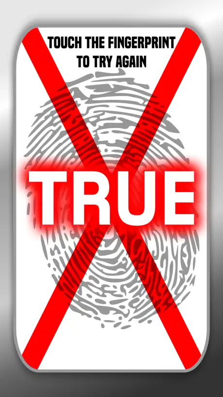 Lie Detector Fingerprint Scanner Touch Test Truth