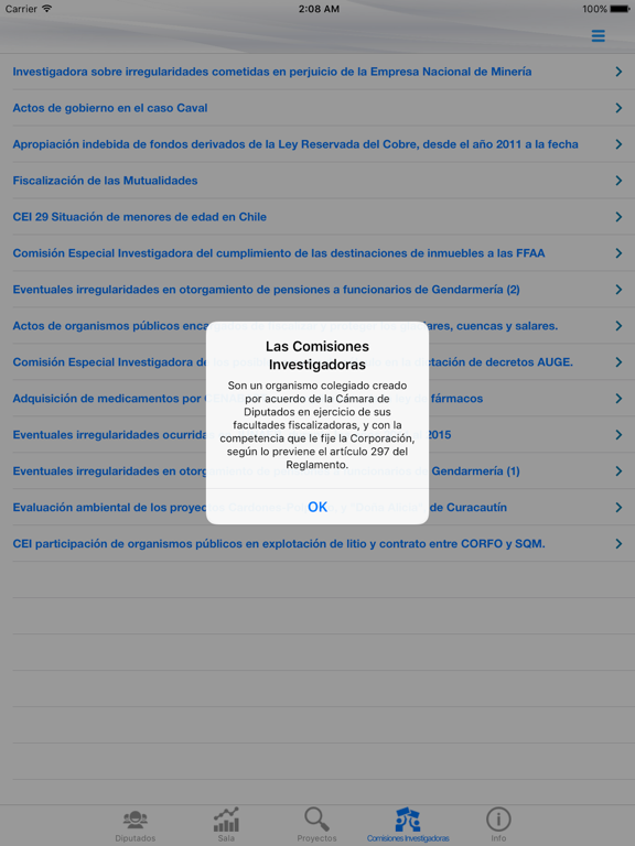 Screenshot #6 pour Diputados Chile