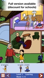 Screenshot of Spanish for Kids: a Learning Story Adventure