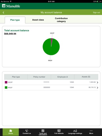 Manulife GRS Mobile for iPad screenshot 2