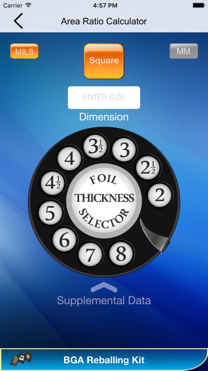 Area Ratio Calculator