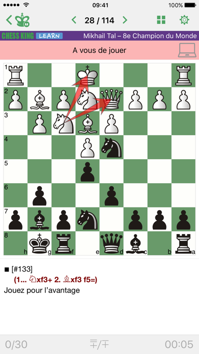 Screenshot #1 pour Mikhail Tal. Champion d'échec