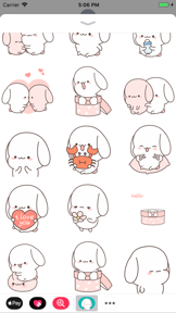 Chubby Dog Animated Stickers screenshot