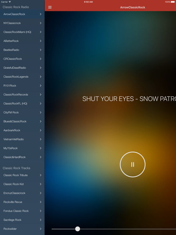 Screenshot #4 pour Classic Rock Free - Songs, Radio & News