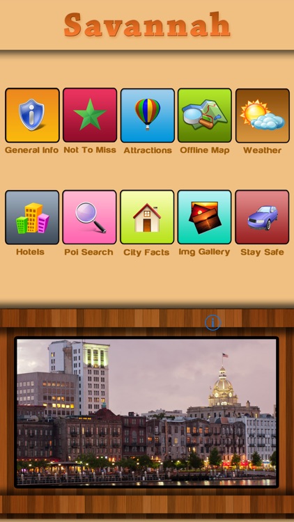 Savannah Offline Map Travel Explorer
