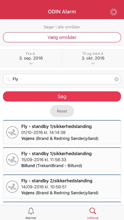 ODIN Alarm - 112 alarmer fra Beredskabsstyrelsen screenshot-3