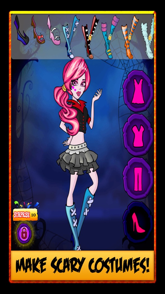 Scary Girl Dress Up Spooky Halloween Makeover Free Games - 1.0 - (iOS)