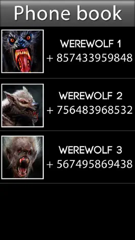Game screenshot Fake Call Werewolf Prank mod apk
