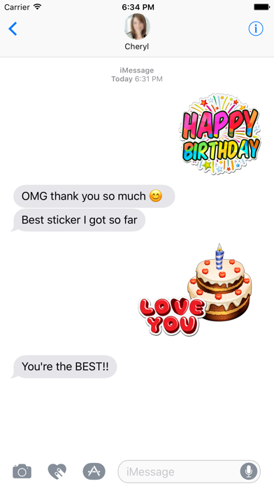 Screenshot #2 pour Happy Birthday, Love You, Congrats, Thanks & More