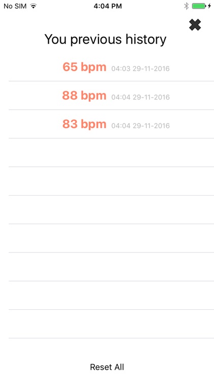 Heart Rate Monitor & BPM detector cardiograph hea