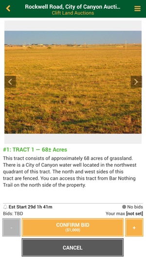 Clift Land Auctions