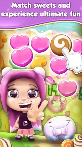 Game screenshot Игра конфетки три в ряд: устранить конфеты и соединить сладости в приключенческие игры apk