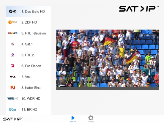 Screenshot #4 pour SAT>IP TV