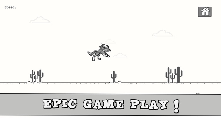 Dinosaur Widget Jumping Steve: 8bit Game by Creative Titans inc.