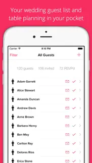 my wedding table planner iphone screenshot 1