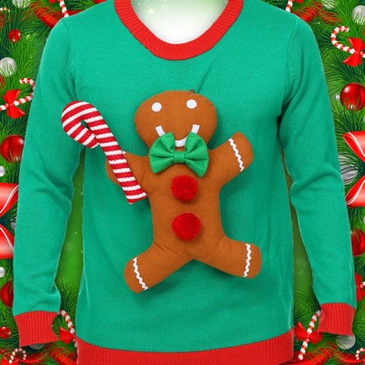 Christmas Sweater Photo Montage Makeover Dress Up