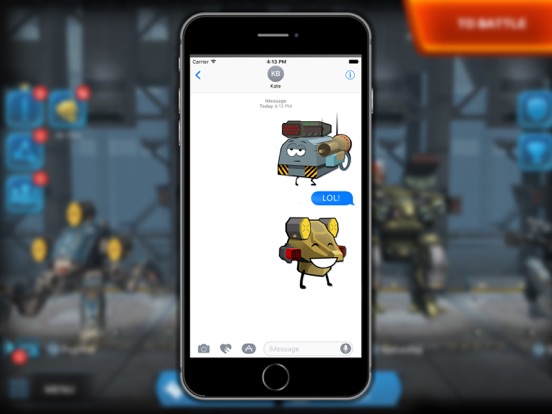 Screenshot #5 pour War Robots Stickers