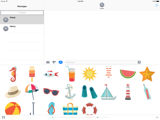 Screenshot #5 pour été Autocollants