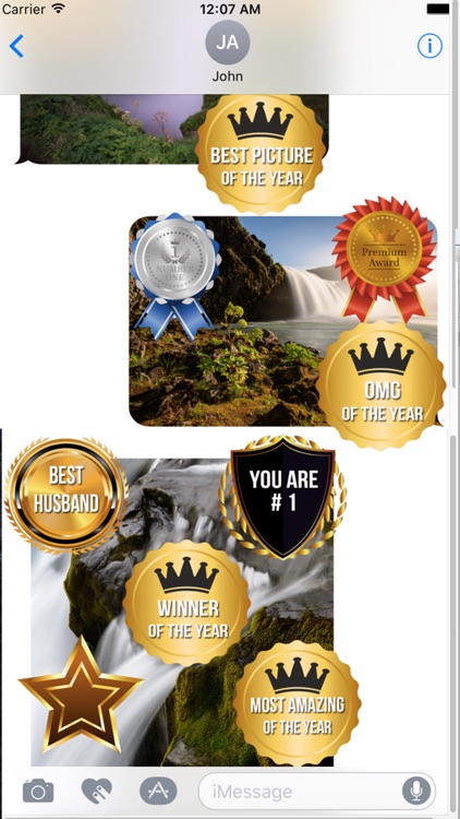 Funny Awards -Stickers Pack for iMessage