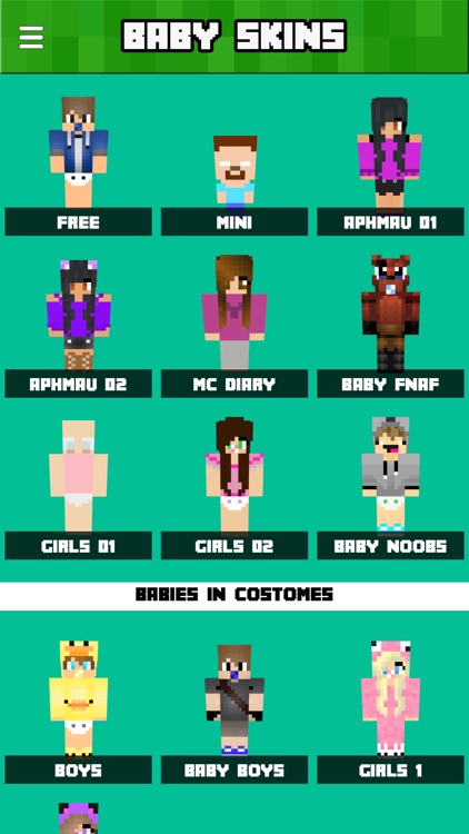 BABY SKINS FREE Aphmau FNAF Skin for Minecraft PE screenshot-4