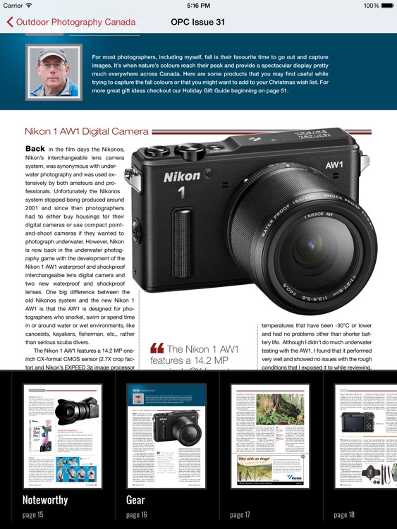Outdoor Photography Canada Magazine screenshot-3