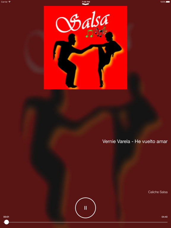 Salsa Music Spanish Songs Free & Bachata  Merengue iPad screenshot 2 - Music app