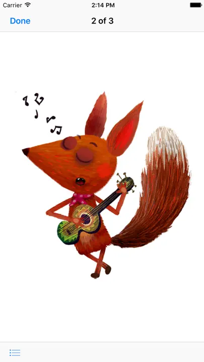 Little Fox Stickers iPhone Ekran Görüntüsü 2