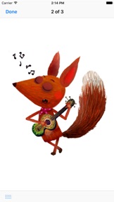 Little Fox Stickers screenshot