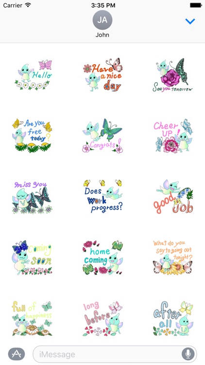 Butterfly-Fairy Cute Sticker