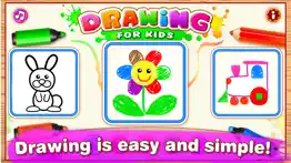drawing for kids learning apps iphone screenshot 1