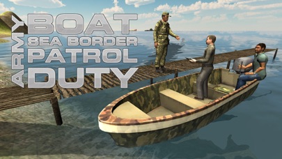 軍ボート海の国境パトロール - 本物のミニ船の航行＆射撃シミュレーターのゲームのおすすめ画像1
