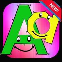 ABC Coloring Book ponto para ponto para crianças e