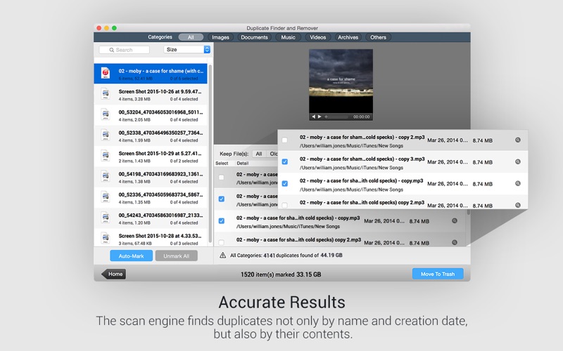 Duplicate Finder and Remover