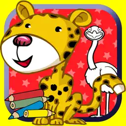 Animals learn colors games preschool activities 3 app icon