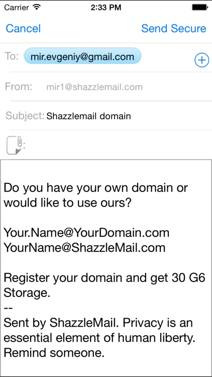 ShazzleMail screenshot-3