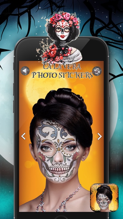 Calavera Photo Stickers screenshot-4