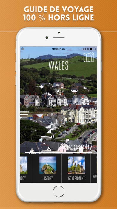 Screenshot #1 pour Galles Guide de Voyage avec Cartes Offline