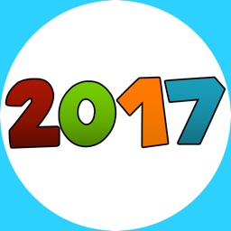 2017 Emoji - New Year's Sticker Set