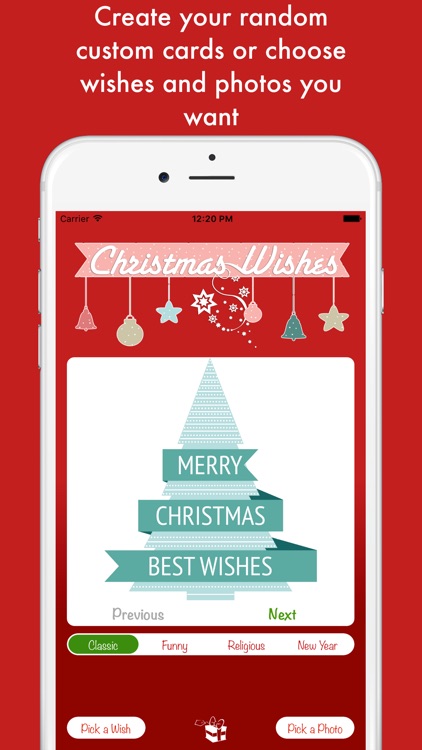 Christmas Wishes - create your custom cards