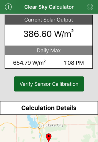 Clear Sky Calculator - náhled