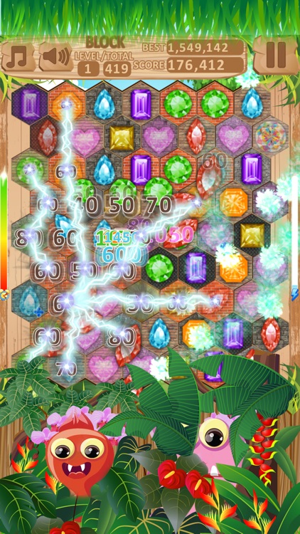Jewels Blast Crusher Hexagon screenshot-4