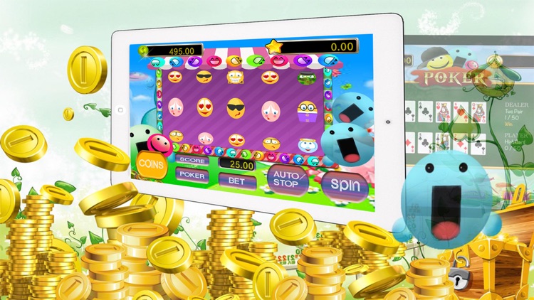 Smile Face Poker - Top of Slot Machine Casino HD