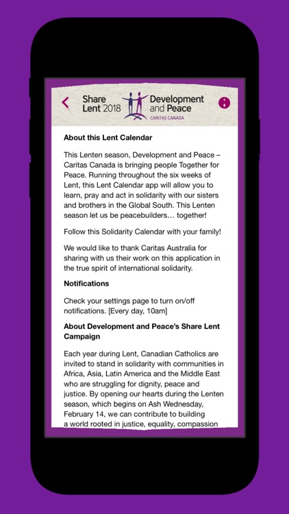 Development and Peace screenshot-4