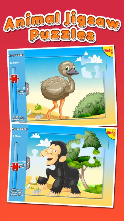 Animal Jigsaw Puzzle: Cartoon Puzzles for Kids