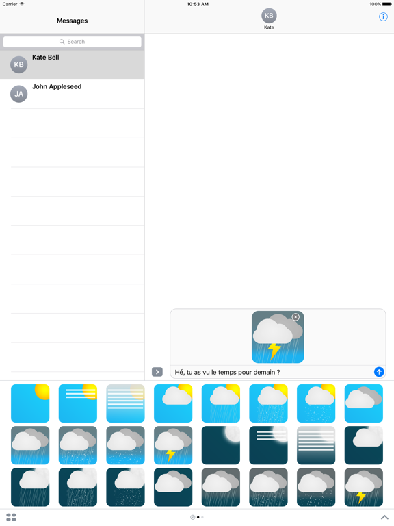 Screenshot #4 pour Meteociel Weather Stickers Pack