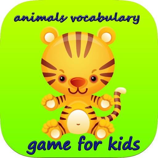 Vocabulary Game For Kids With Animals  - First Words For Children To Listen, Learn, Speak With Vocabulary in English icon