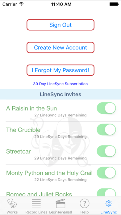 Off Book! iPhone screenshot 5 - Entertainment app