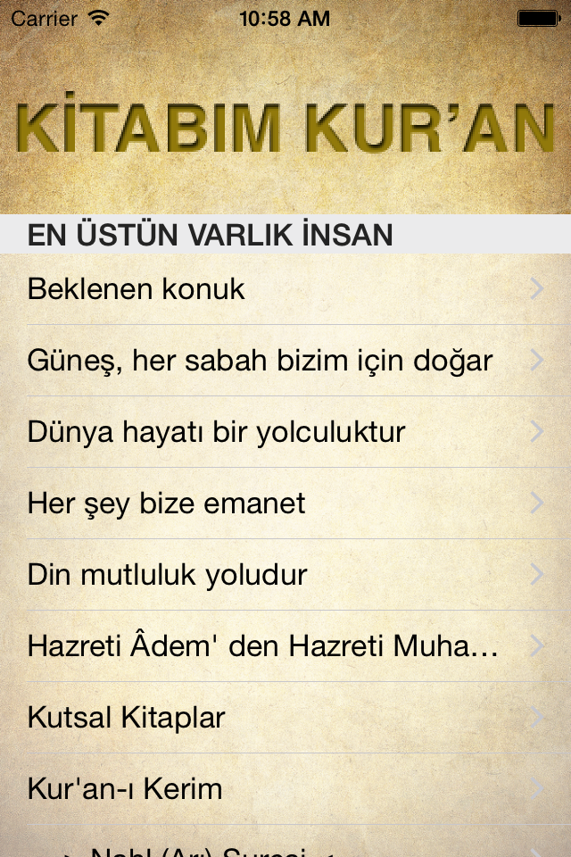 Kitabım Kur'an